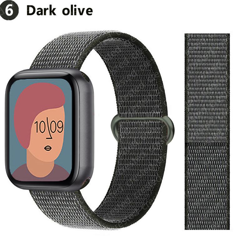 2pcs Straps For Apple Watch Band 44mm 40mm 45mm 46mm 42mm 49mm 41mm Nylon Loop Bracelet iwatch Series 10 9 8 7 6 5 3 se ultra 2