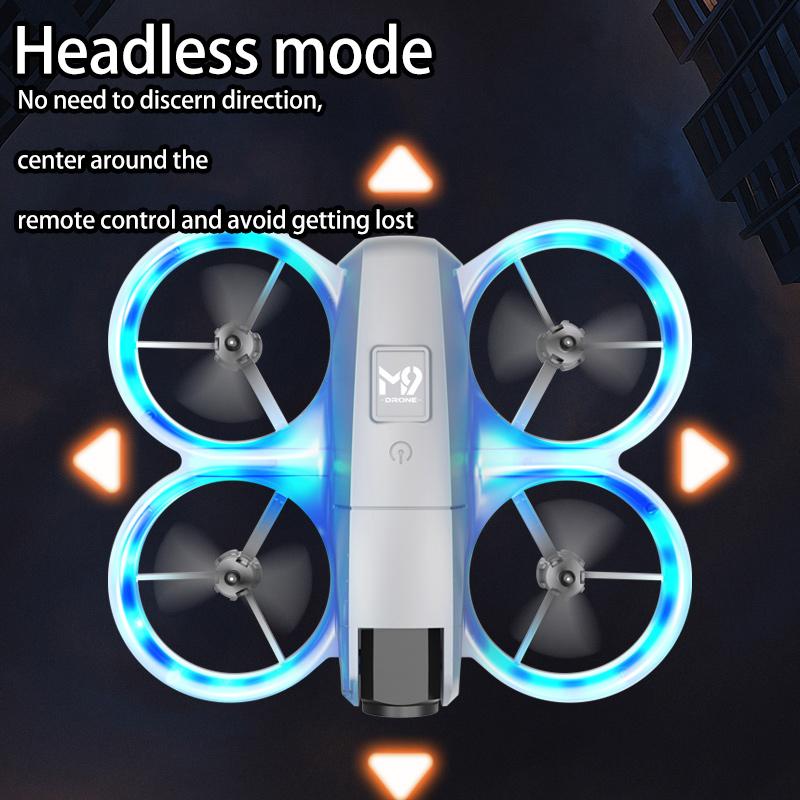 M9 Drone Professional Camera 4KHD Optical Flow Positioning Fpv Stunt Roll Remote Control Rc Dron Avoidance Aerial Quadcopter Toy