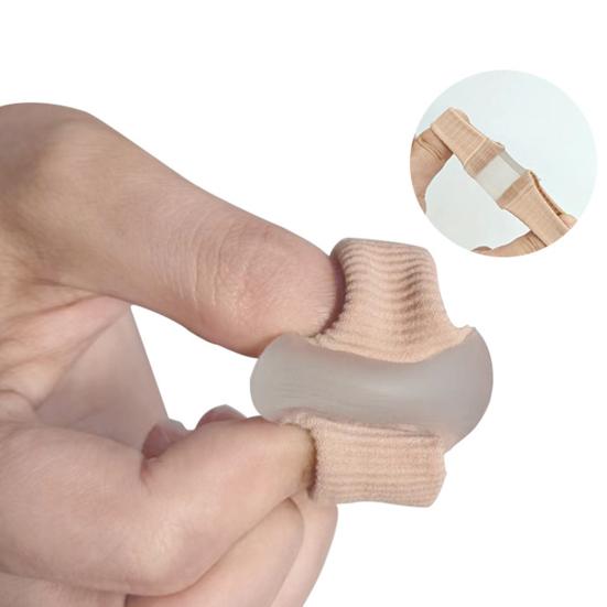 6Pcs Toe Separators for Bunions Nylon Double Loop Toe Correctors Flexible Hallux Valgus Splint for Day Night Wear