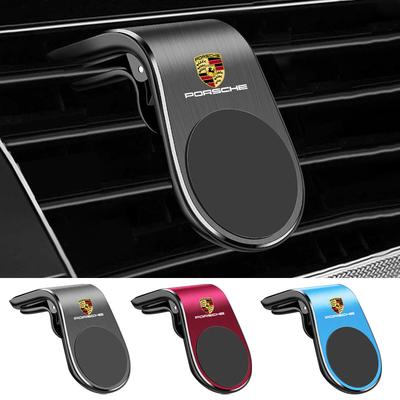 Magnetyczny Uchwyt na Telefon Samochodowy do Kratki Nawiewu Stojaki na Telefon Komórkowy GPS Do Porsche Cayenne Panamera Macan 911 718 Boxster Cayman 918 Pajun