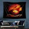 Golden Symbols Wall Tapestry Art For Birthday Wedding Party Backdrop Family Gift