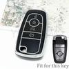 3 4 5 Button Car Key Cover For Ford Fusion Mondeo Mustang Explorer Edge Ecosport For Lincoln Mondeo Mkc Mkz Mkx Key Case For Car