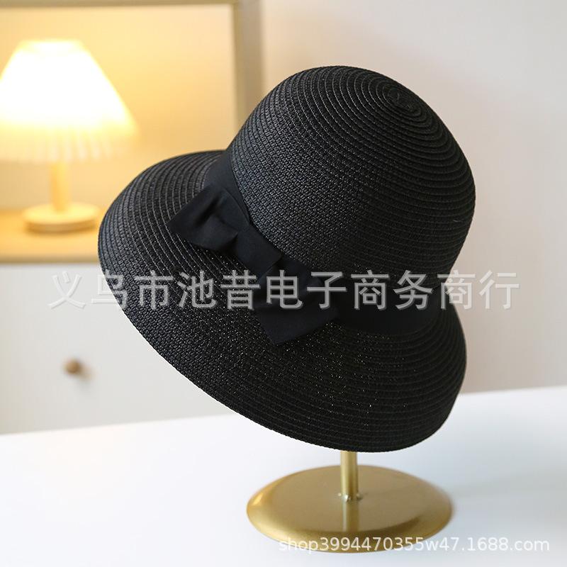 New Straw Hat Women's Sunshade Sunscreen Hat Summer Lampshade Hat Outdoor Fashion Versatile Sun Hat