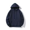 2024 Autumn European & American Women's Casual Loose Hooded Sweatshirt