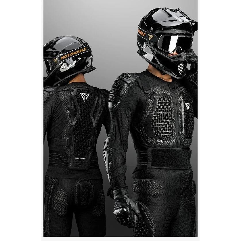 Motowolf Motorradjacke Herren Damen Protektorenjacke Motorrad Körper Schutz Motocross Jacke CE Zertifiziert Fahr Schutzkleidung