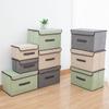 Fold Non Woven Fabric Storage Box Gray Home Supplies Clothing Underwear Sock And Kid Toy Storage Organizer Cosmetics
