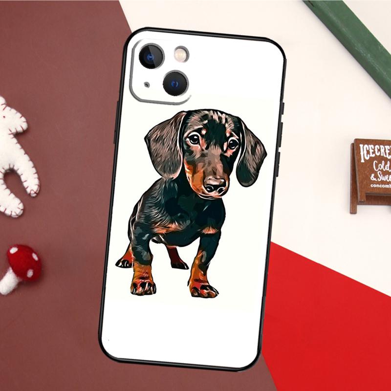 Dachshund Teckel Dackel Dog Phone Case For iPhone 16 15 14 13 12 11 Pro XS Max Mini XR X 7 8 Plus Back Cover