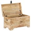 Vidaxl Solid Raw Mango Wood Chest