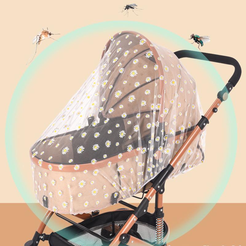 Baby Cart Sunshade Mosquito Net Universal Pram Net Buggys Insect Fly Net Protection Cover for Stroller Pushchair