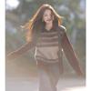 Striped Jacquard Knit Vest for Layering with Shirt in Autumn Winter Stylish Sweater
