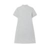 FILA Original Solid Color American Vintage Versatile Polo Dress Women Dresses Gray F51W529316F-MG