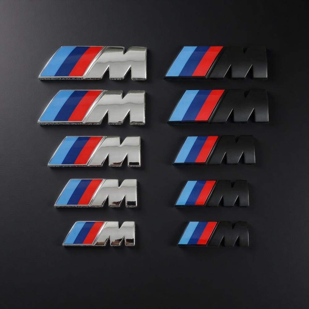 M LOGO Fender Emblem Badge Rear Trunk Badge For BMW E36 E39 E46 E60 E90 E90 F01 F10 F30 G01 G20 G21 G30 G11 F15 X5 X3 M Sports