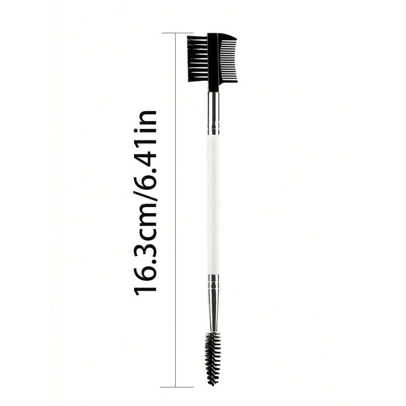 1PCS Eyebrow Eyelash Shaper Eyelash Comb Double Head Brush Makeup Grooming Tool For Separating Lashes Eyebrow Eyeshadow Brush