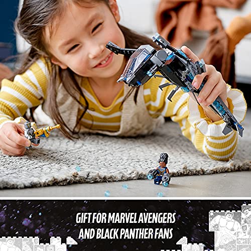LEGO Super Heroes Black Panther Dragon Flyer 76186 Toy Blocks Gift Plane Superhero American Comic Book Boys Ages 8 and Up