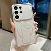 New Magnetic Bracket Phone Case For Samsung Galaxy S26 S25 S24 S23 S22 S21 Plus Ultra Magnetic Wireless Charging Protective Case
