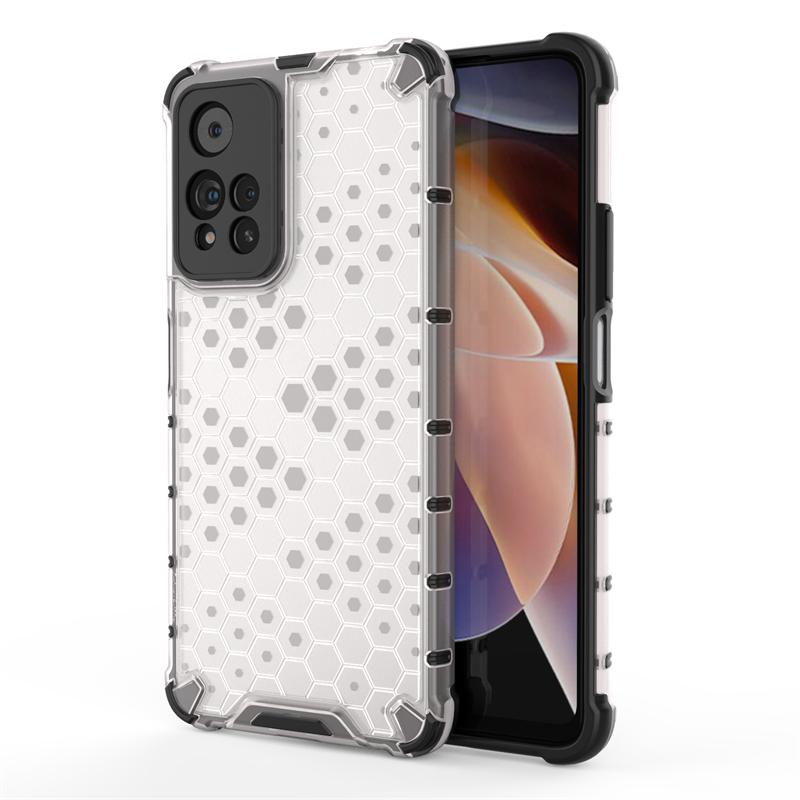 Shockproof Transparent Case For Redmi Note 11 Pro Plus 5G Honeycomb Armor Case Redmi Note 11 Pro Plus 5G Case For Redmi Note 11S
