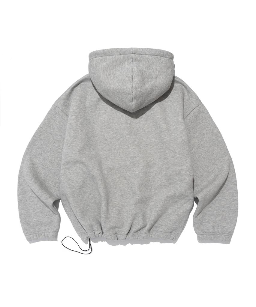 Moments Slogan String Hoodie (Gray)