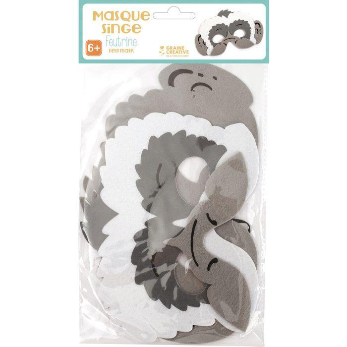 Felt Mask for Child Monkey