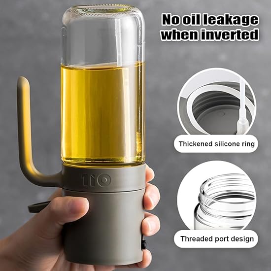 MZMSBAO Oil Sprayer, Olive Oil Mister, Heat-Resistant Glass, Cooking Oil Spray Bottle, for Grapeseed