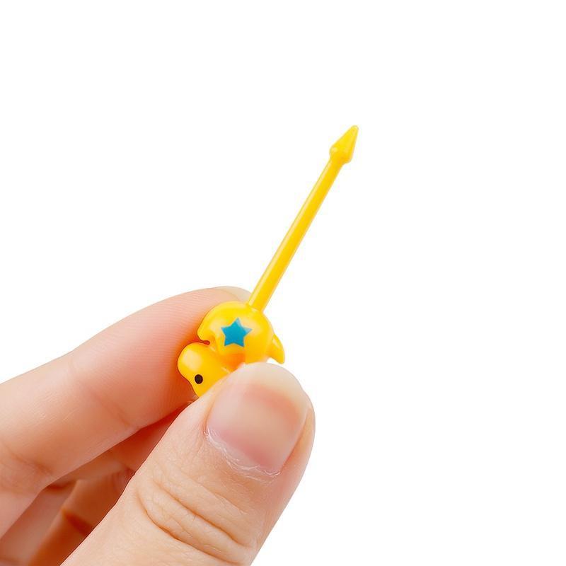 6/12/18pcs Cute Dinosaur Fruit Fork Toothpick Lunch Salad Decoration Accessories Cake Picks Kids Snack Dessert Decoration Forks
