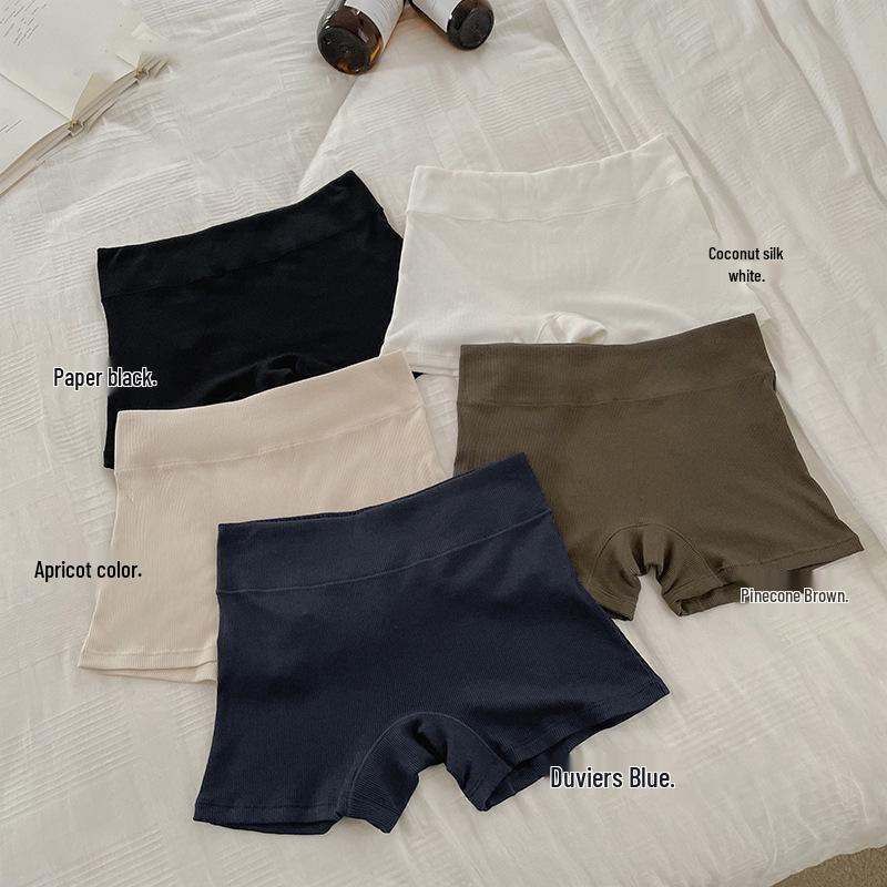 

Women s Modal Seamless Anti-Exposure Pants with Antibacterial Crotch, Tummy Control, Mid-Waist, Lightweight & Comfortable Base Layer Duvier Blue