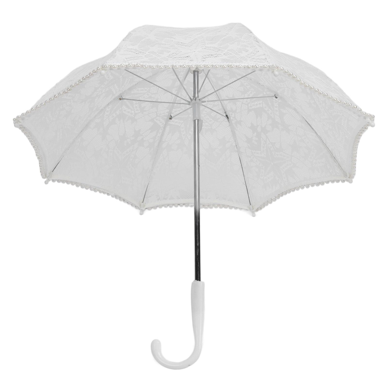 

Кружевной свадебный зонтик с романтической вышивкой и цветочной вышивкой, свадебный зонтик с эргономичной ручкой, кружевной зонтик Umbre 51322A Child