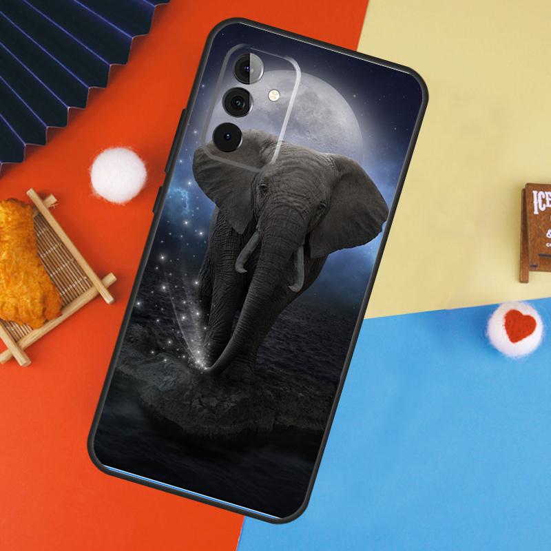 Elephants Colored Case For Samsung Galaxy A54 A34 A14 A15 A35 A55 A52 A32 A12 A51 A71 A13 A23 A33 A53 Cover