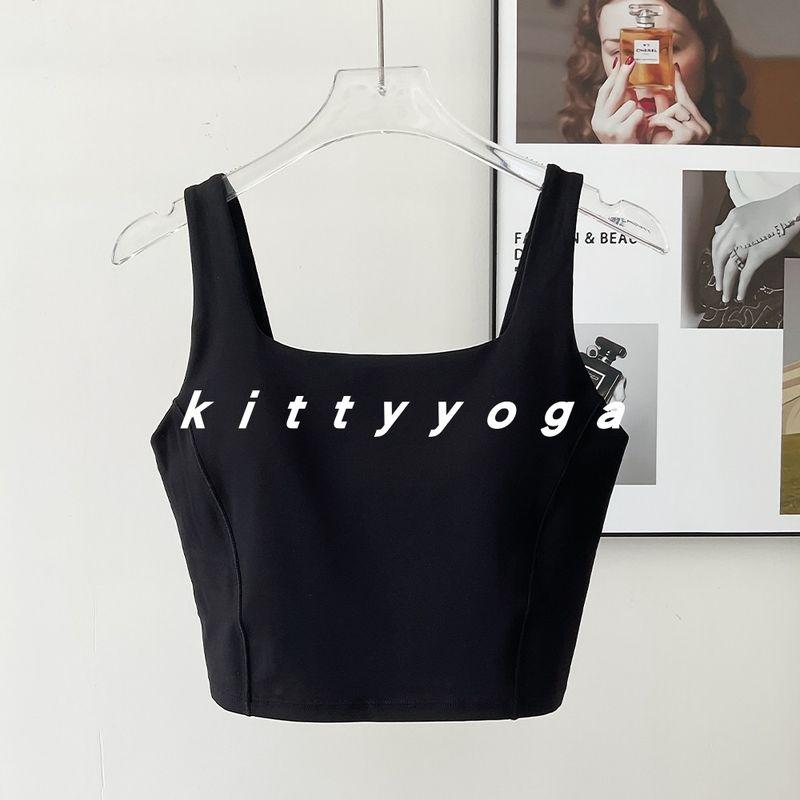 

French Strap Sports Intimates Crop Top Bra Yoga Black L