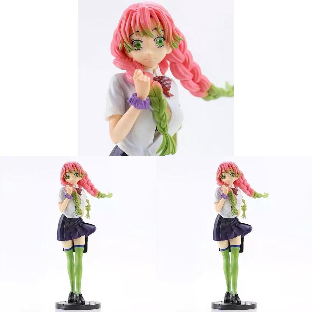 Demon Slayer Kimetsu No Yaiba Kanroji Mitsuri Pvc Figure Collectible Model For Fans And Decor