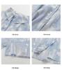 Hong Kong-Inspired Ink Wash Sun Protection Short Sleeve Shirt for Women
