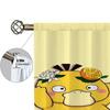 Home Interior Kitchen Curtains for Living Room 2 Pieces Blackout Curtains Door Curtain P-psyduck Partition Bedroom Decoration