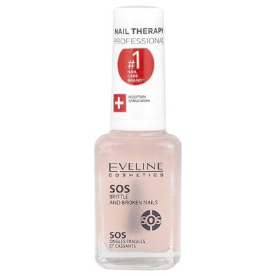 Eveline Cosmetics, SOS Condicionador multivitamínico para unhas quebradas e bêbadas, 0,42 fl oz (12ml)