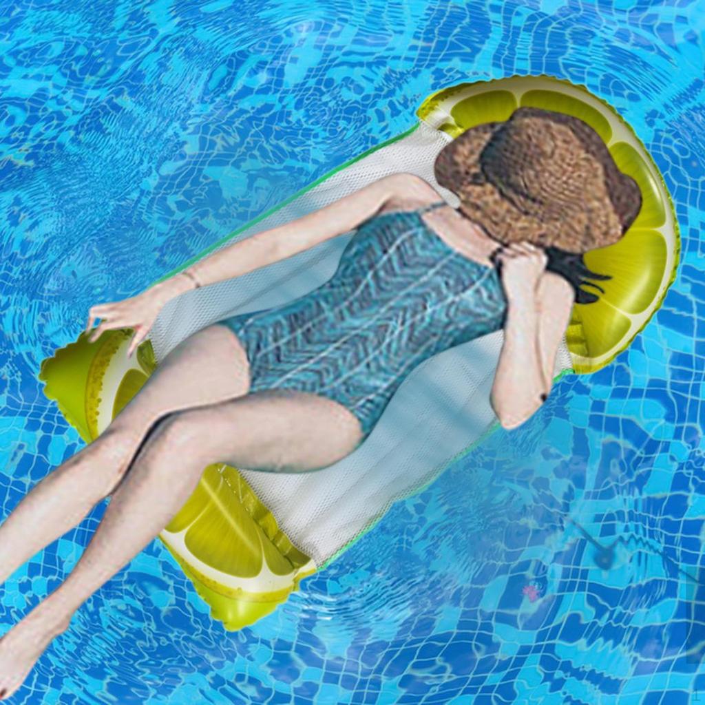 Inflatable Pool Float Hammock Water Lounge for Vacation Relax Summer