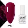 GELPOLISH Nail Art Set: Base, Top Coat, Transparent & White Gel Polishes