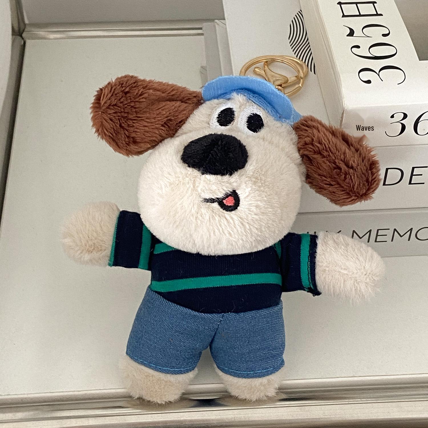 

Модный кулон в виде собаки Пальмы: Милая мультяшная плюшевая игрушка для пары, креативное украшение для школьного рюкзака, брелок