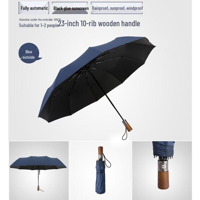 AOLANSI Unisex Sun & Rain Foldable Umbrella