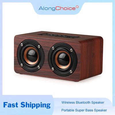Retro Bluetooth Hoparlör 10W 52MM Büyük Ünite Hoparlör HiFi Subwoofer Süper Bas Mikrofonlu TF Kart AUX Çalma Desteği