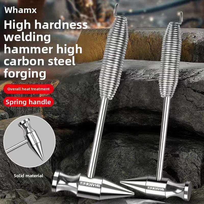 1 buc Ciocan de sudură electric multifuncțional, ciocan pentru zgură, ciocan de siguranță, ciocan pentru zgură, ciocan pentru îndepărtarea ruginii, ciocan pentru sudor