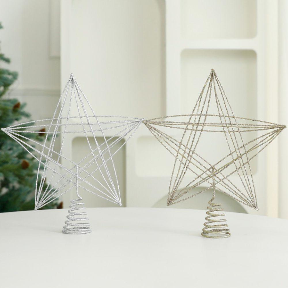 LED Christmas Tree Toppers Lights Glitter Christmas Tree Decoration Shopping Mall