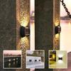 4Pcs/1Set Outdoor Solar Lamp LED Solar Light Wall Street Light Lamp Solar Powered Sunlight 8 LED Lamp Garden Decorative