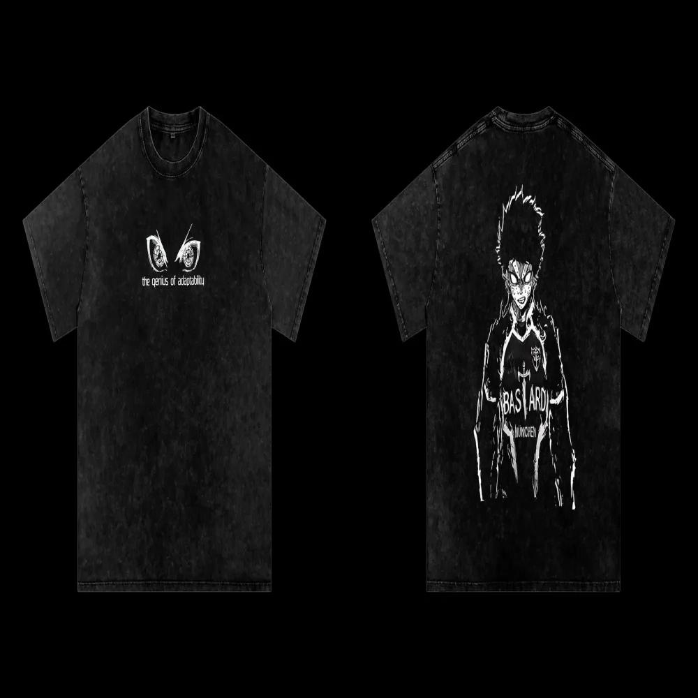 

Япония Аниме Blue Lock Исаги Йоичи Крутой Принт Футболка Мужская Хлопковая Футболка Манга Винтажная Футболка Харадзюку Мужская Повседневная Футболка M чёрный