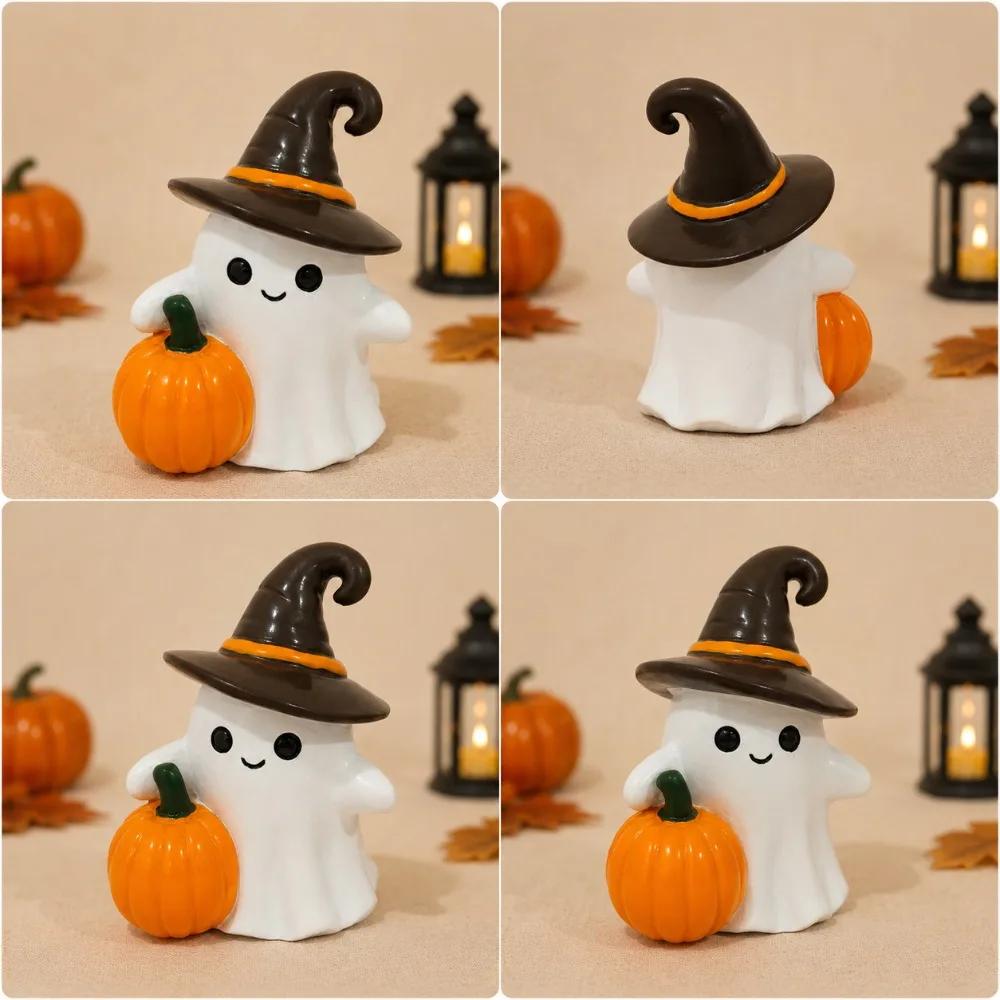 Xiaomi Creative Cute Ghost Ornament Halloween Ghost Resin Decoration for Desk Window Sill Bookshelf Halloween Quirky Soothing Trinket