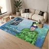 Custom Name Crystal Velvet Rug,Billie Eilish Comfortable Anti Slip Floor Mat For Room Decoration