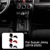 For Suzuki Jimny 2018-2025 Gear Shift Knob Cover, Anti-Scratch Wear-Resistant Protector, ABS Interior Decoration Accessories
