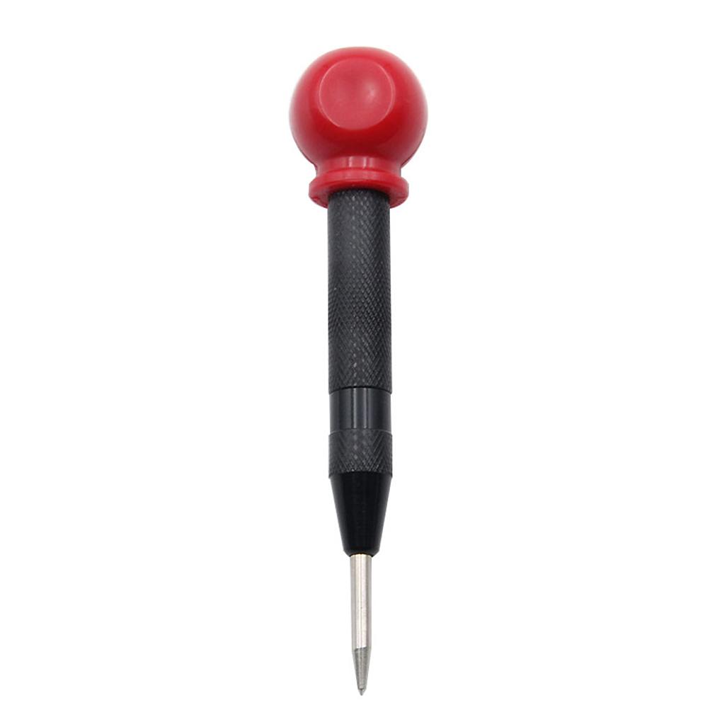 Automatic Center Pin Punch Spring Loaded Marking Starting Holes Tool Wood Press Dent Marker Drill Bit Multifunction Positioner