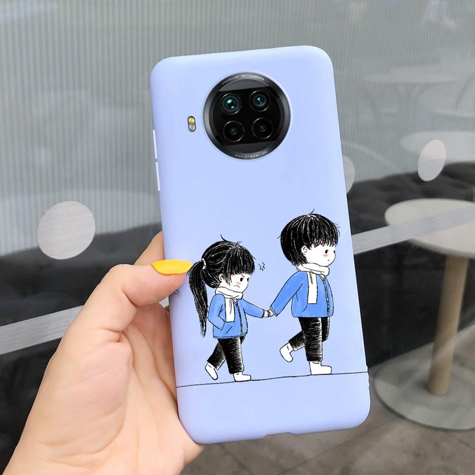 ForXiaomi Mi 10T Lite Case Cute Cartoon Cat Painted TPU Silicone Back Cover For Xiaomi Mi 10T Lite 5G 10Tlite Phone Case Funda