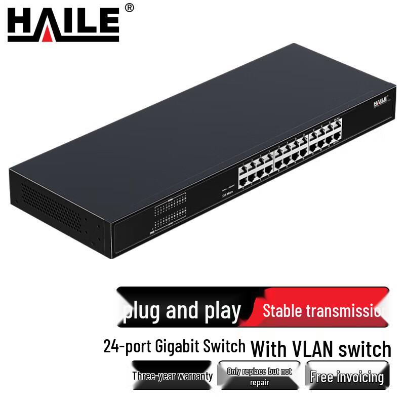 

HAILE 24-Port Gigabit Managed Ethernet Switch