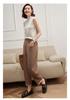 Women's Cashmere Sleeveless Vest - Autumn/Winter, Half-High Collar, Solid Color, Seamless Knit Pullover