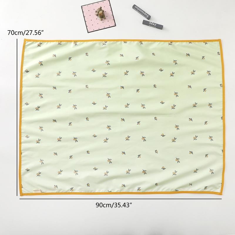Summer Baby Changing Pad Liners Urine Pad Surface Soft Baby Changing Mat for Baby Washable Reusable Diaper