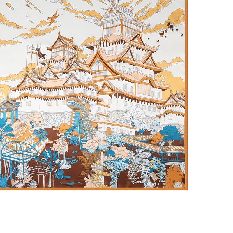 Aisiyalan Qimeng Ramie Fiber Scarf Set